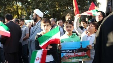 اجتماع ضدصهیونیستی در سراسر استان سمنان/ مردم جنایات اسرائیل را محکوم کردند