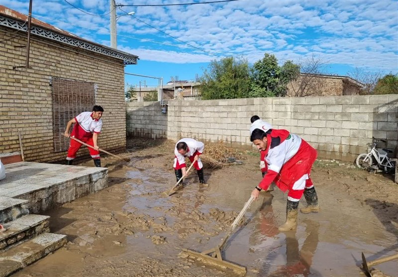 ادامه امدادرسانی به مناطق سیلزده گلستان؛ جسد دومین قربانی سیل پیدا شد+تصاویر