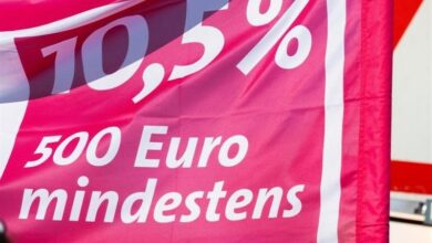 اعتصابهای گسترده بعد از بینتیجه ماندن مذاکرات بر سر دستمزدها آلمان را فرا میگیرد