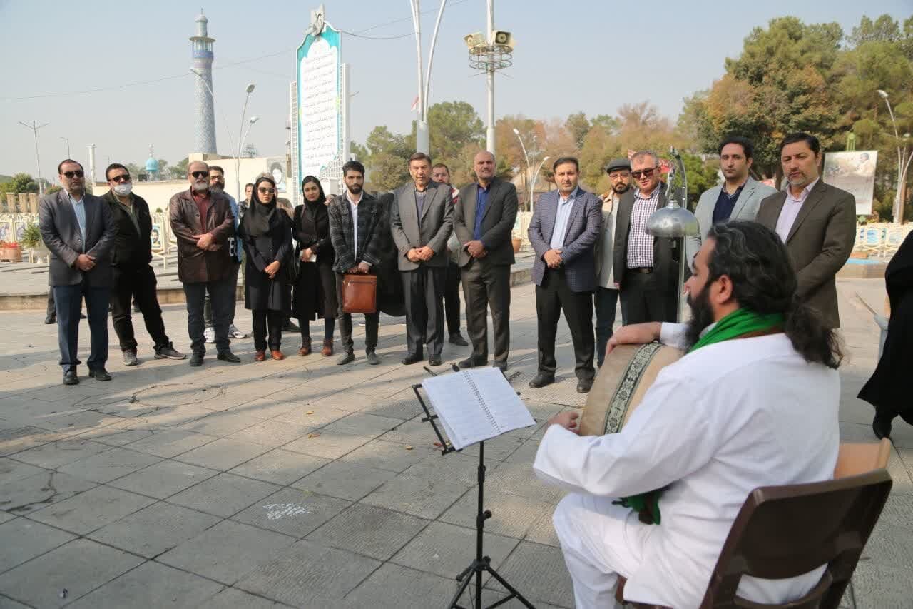 افتتاحیه معنوی جشنواره تئاتر اصفهان به روایت تصویر