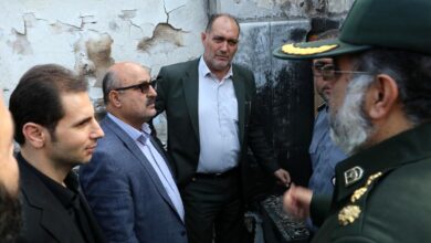 بازدید هیأت اعزامی کمیسیون اجتماعی مجلس از محل آتشسوزی مرکز ترک اعتیاد لنگرود و دلجویی از خانوادههای متوفی