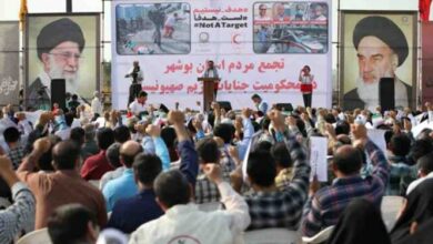 بوشهریها به حمایت از غزه قیام کردند