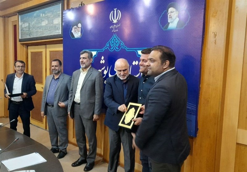 تجلیل استاندار بوشهر از مدالآوران مسابقات پاراآسیایی هانگژو چین + تصویر