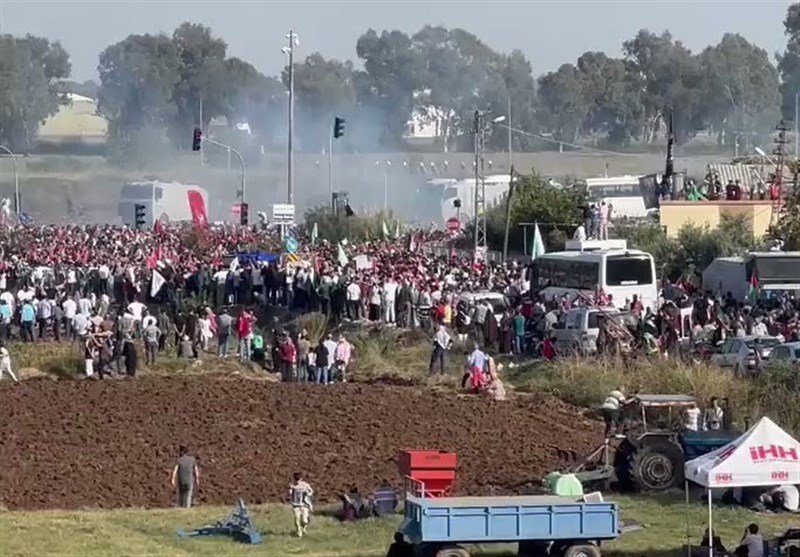 تلاش معترضان ترکیهای برای ورود به پایگاه هوایی اینجرلیک