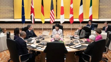 خودداری وزرای خارجه گروه 7 از درخواست آتشبس در غزه