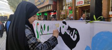 دانشآموزان سنندجی مظلومیت کودکان فلسطینی را به تصویر کشیدند