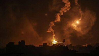 درگیری رزمندگان مقاومت با صهیونیستها در شهر غزه