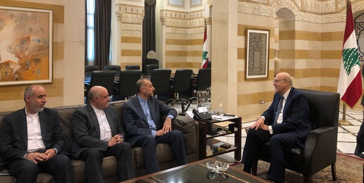 دیدار و گفتوگوی امیرعبداللهیان با نجیب میقاتی