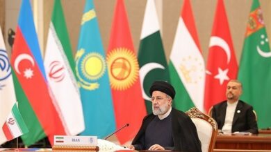 رئیسی در اجلاس اکو: فعالیت سازمان اکو مورد حمایت بیقیدوشرط ایران است/ توقف سخنرانی برای قرائت فاتحه برای شهدای غزه