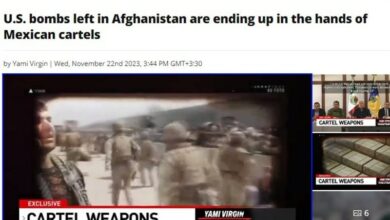 رسانه آمریکایی: مواد منفجره آمریکایی بهجامانده در افغانستان به مکزیک قاچاق میشود