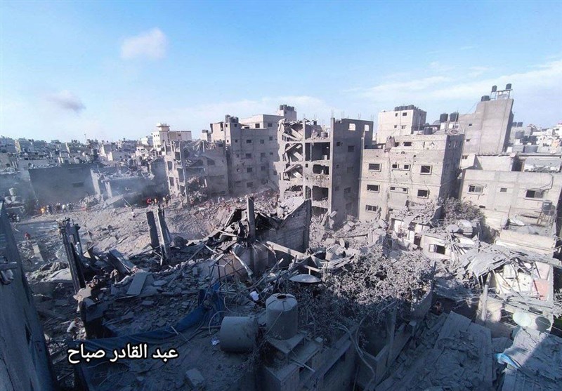 سیوچهارمین روز «طوفان الأقصی»| شهادت ۳۰فلسطینی در بمباران اردوگاه جبالیا / انهدام ۱۶ تانک و خودروی زرهی رزیم صهیونیستی