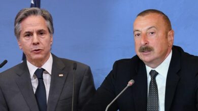 علیاف به بلینکن: مواضع اخیر آمریکا به روابط دو جانبه آسیب جدی زده است