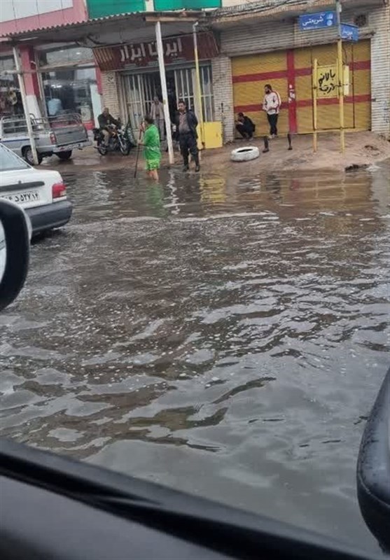 قصه پرتکرار آبگرفتگی معابر در خوزستان پس از بارش باران