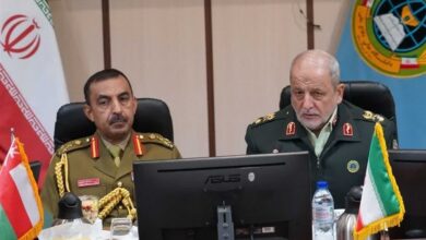 معاون عملیات نیروهای مسلح کشور عمان از دانشگاه عالی دفاع ملی بازدید کرد