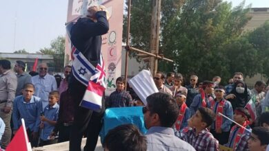 پیام دهه هشتادیها و نودیها از بوشهر به تلاویو؛ حریف می طلبیم+عکس