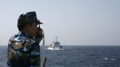 چین اتهامزنی استرالیا علیه ناو جنگی خود را رد کرد