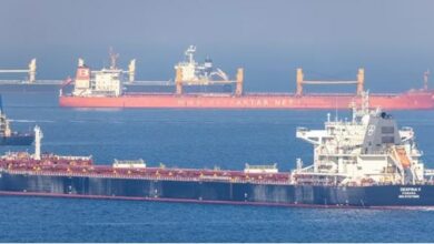 یک کشتی باری در آبهای یونان غرق شد