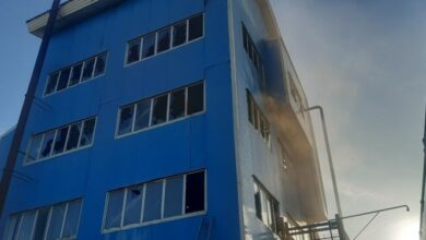 آتشسوزی گسترده کارخانه روغن خوراکی در اردبیل مهار شد + فیلم