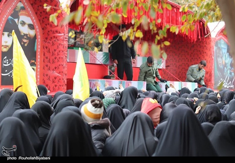 استقبال باشکوه کاشانیها از ۱۲ شهید گمنام + تصاویر