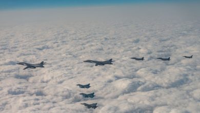 استقرار بمب افکنهای «بی-1» آمریکا نزدیک کره شمالی