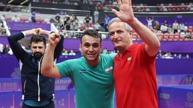 اسطوره ماندگار تنیس تجلیل شد/ نکوداشت استاد جمیل لطفاللهنسبی در بیجار