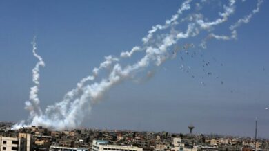 اصابت موشکهای مقاومت فلسطین به جنوب تلآویو