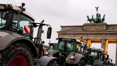 اعتراض کشاورزان آلمانی علیه سیاستهای مالی دولت فدرال آلمان