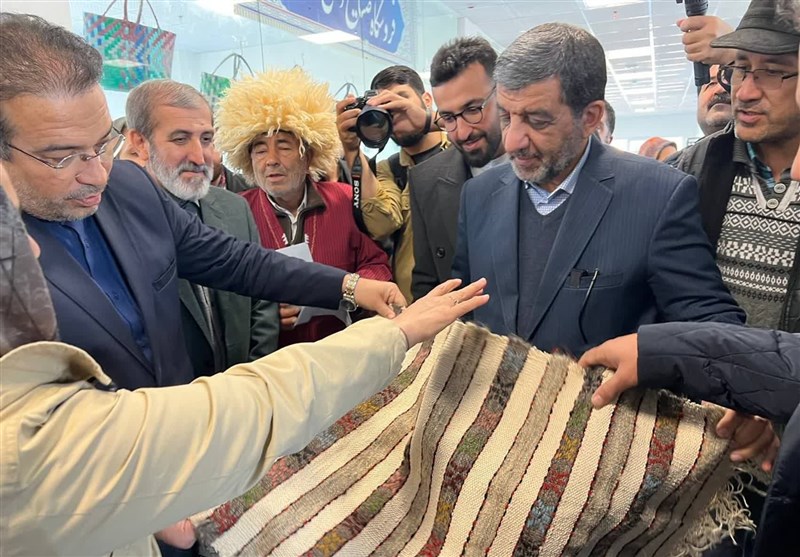 افتتاح بزرگترین بازارچه صنایعدستی شمال کشور با حضور وزیر میراثفرهنگی + تصاویر