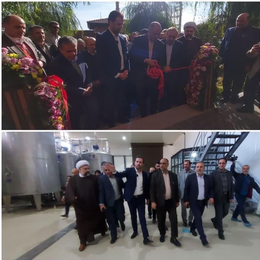 افتتاح کارخانه ۱۱ هزار تنی شیرخشک در البرز + عکس