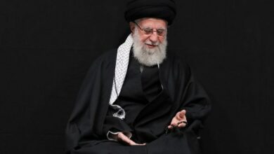 اولین شب مراسم عزاداری حضرت فاطمه زهرا (س) در حضور رهبر انقلاب برگزار شد