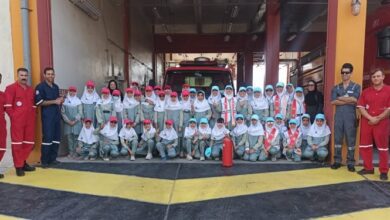 بازدید دانشآموزان از پالایشگاه چهارم گاز در پارسجنوبی +عکس