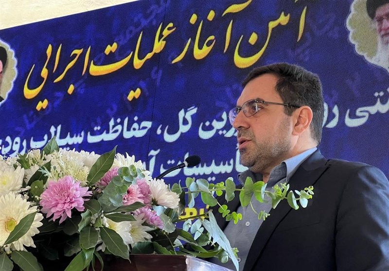 بهرهبرداری از ۴ هزار هکتار شبکه آبیاری و زهکشی شبکه قرهسو و زرینگل با حضور وزیر نیرو