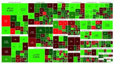 بورس سبز شد