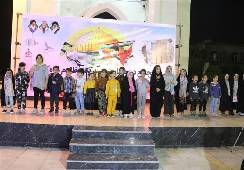 تجمع خودجوش بوشهریها در حمایت از مردم مظلوم فلسطین و غزه + تصویر