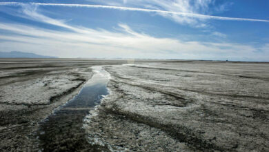 تداوم پاییز خشک و بارشهای ناچیز حوضههای آبریز