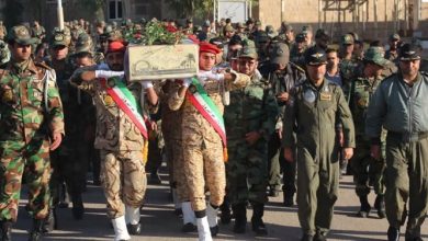 تشییع لاله بیپلاک در دیار یکهزار شهید مسجدسلیمان+عکس