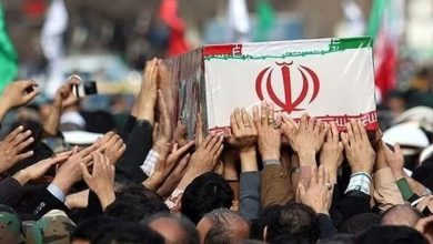 تشییع پیکر ۶ شهید گمنام دوران دفاع مقدس در فارس