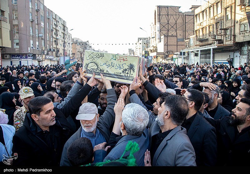 تشییع ۲ شهید گمنام در مشگینشهر/ خوشنامان در زیر باران آمدند+ فیلم