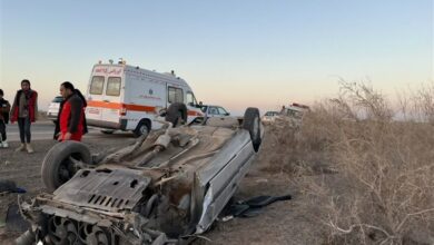 _تصادف_ _در_ _زنجان_ _منجر_ _به_ _فوت_ _یک_ _زوج_ _جوان_ _شد_