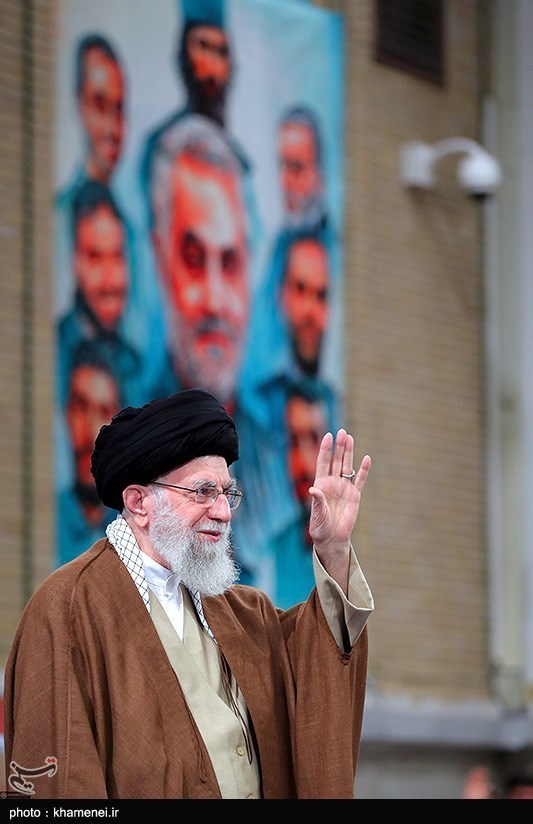 رهبر انقلاب , شهید سپهبد قاسم سلیمانی ,