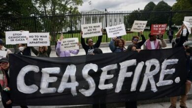 تقابل رایدهندگان آمریکایی با قانونگذاران کنگره درباره غزه