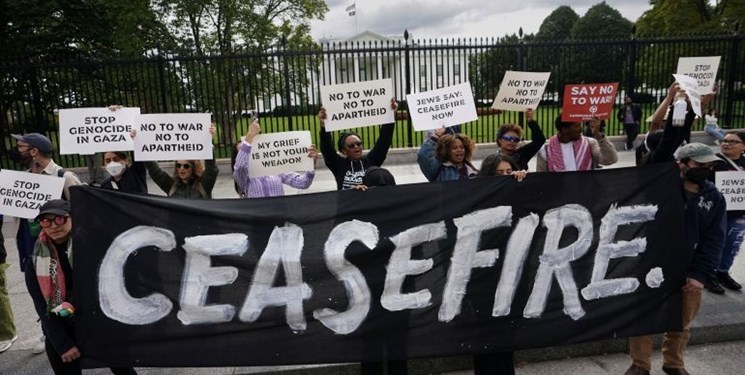 تقابل رایدهندگان آمریکایی با قانونگذاران کنگره درباره غزه