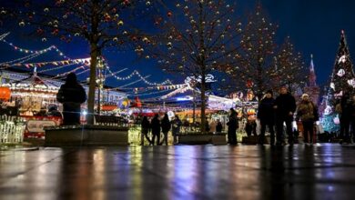 حمایت جالب روسها از مردم غزه در سال نو میلادی