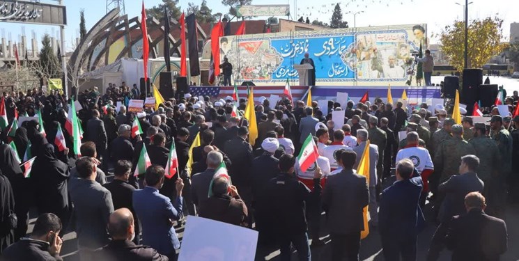 خروش مردم استان سمنان در حماسه ۹ دی+ عکس