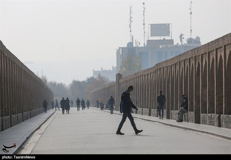 داستان بیپایان آلودگی هوا در اصفهان/ دود و غبار بر پهنای آسمان نصف جهان + فیلم