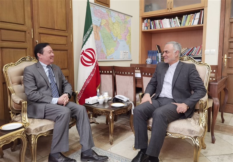 دیدار سفیر چین با مدیرکل خلیج فارس وزارت خارجه ایران