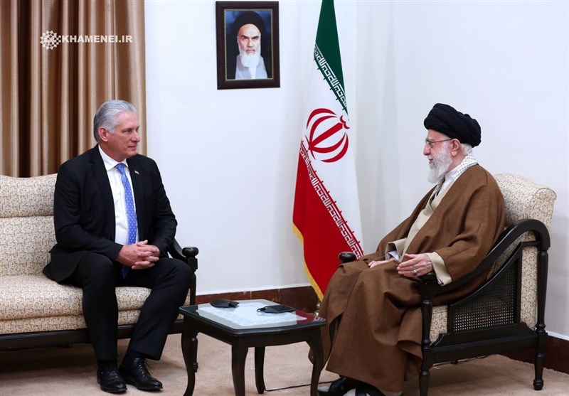 رئیس جمهور کوبا با رهبر معظم انقلاب دیدار کرد