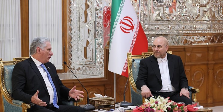 رئیسجمهور کوبا با رئیس مجلس دیدار کرد