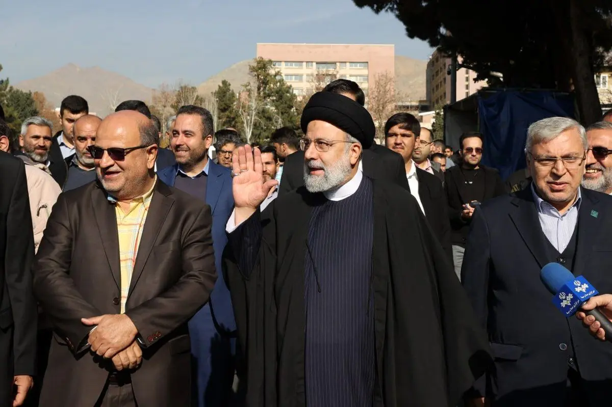 رئیسی وارد دانشگاه شهید بهشتی شد