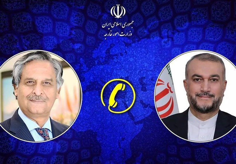 رایزنی تلفنی امیرعبداللهیان و همتای پاکستانی درباره حادثه تروریستی راسک و غزه